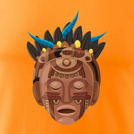 Mayová maska hnedá