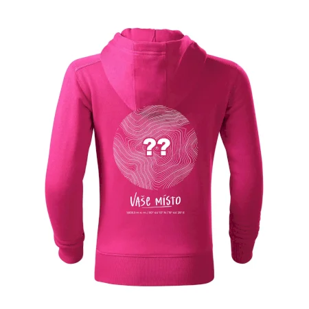 Vaše miesto - vrstevnice v kruhu