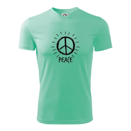 Peace symbol čiernobiely