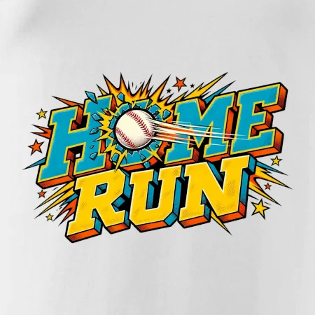 Home run komiksový nápis