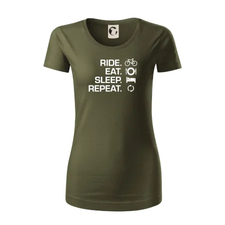Ride Eat Sleep Repeat bicykel