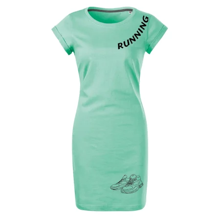 Running nápis šikmo