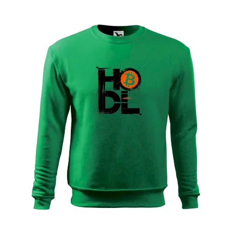 Hodl velký nápis a logo BTC