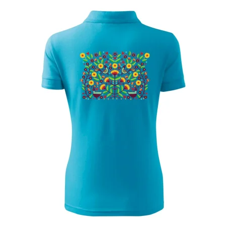 Folklór - farebne kvetiny obdĺžnik