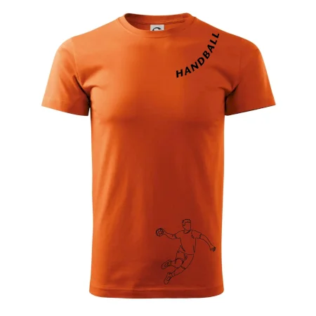 Handball nápis šikmo