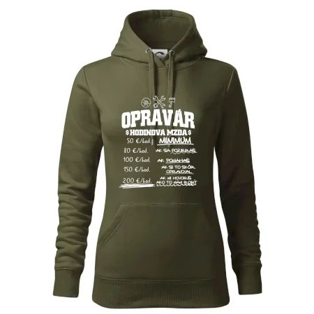 Hodinová mzda - opravár