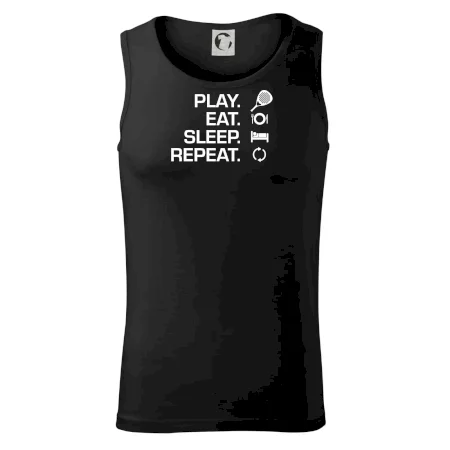 Play eat sleep repeat padel