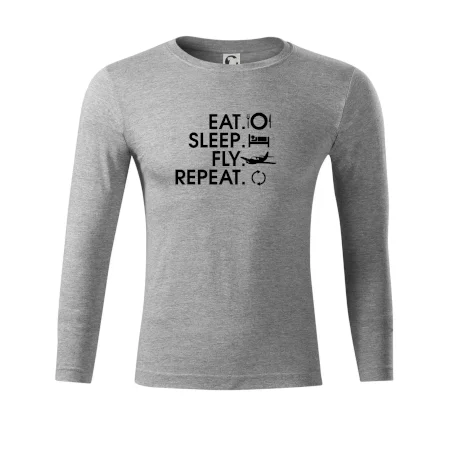 Eat sleep fly repeat