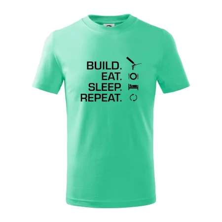 Build eat sleep repeat - montážna pena