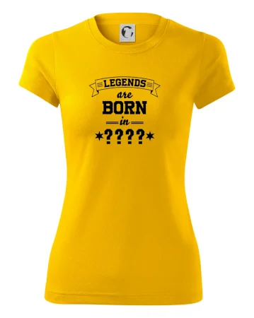 Legends are born in (Tvoj mesiac narodenia)