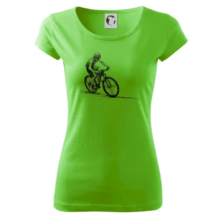 MTB kreslený cyklista