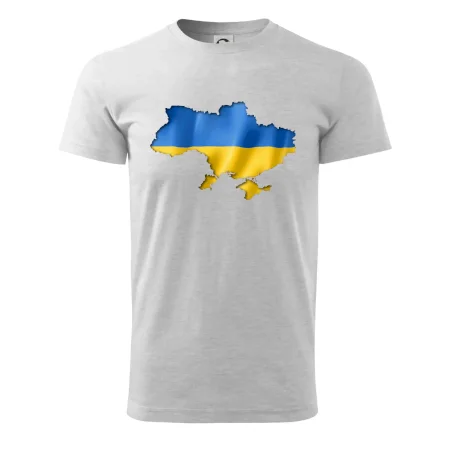 Ukrajina vlajka mapa