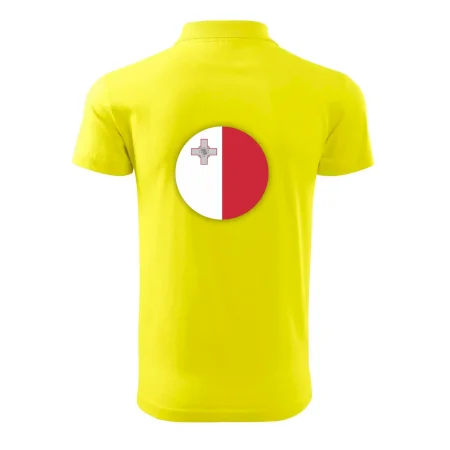 Vlajka Malta okrúhla veľká