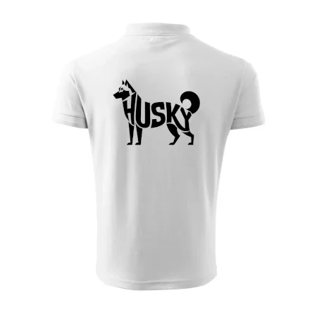Husky nápis v tele