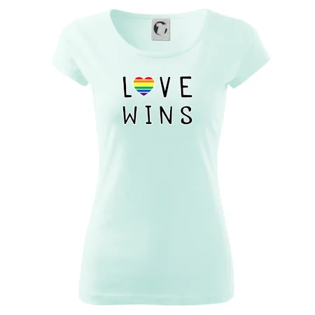 Love wins nápis