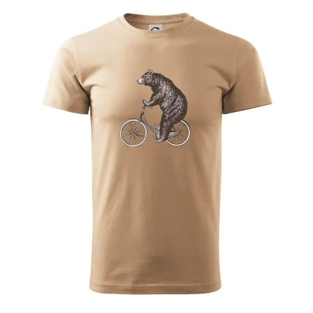 Medveď na bicykli