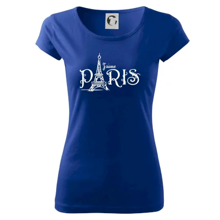 Paris nápis Eiffelovka rovný