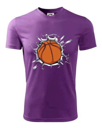 Basketbal lopta v triku