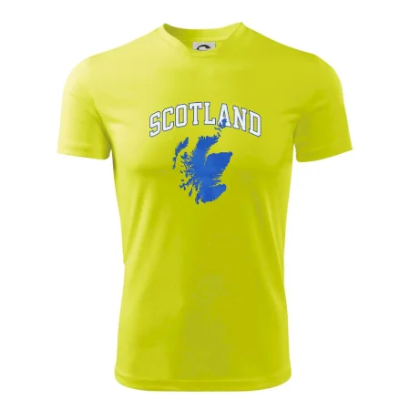 Scotland nápis s mapou