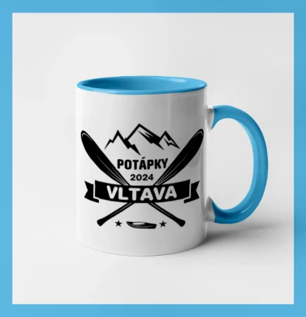 K vode - pádla hory (vlastný nápis)