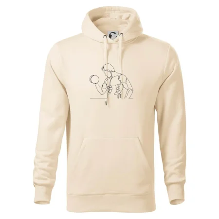 Fitness muž jedným ťahom