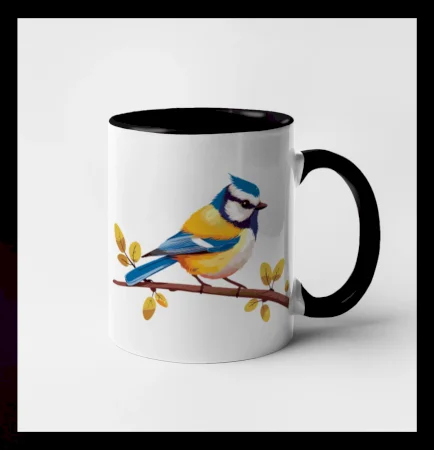 Sýkorka modrinka kreslená