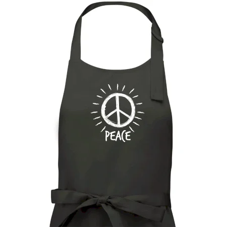 Peace symbol čiernobiely