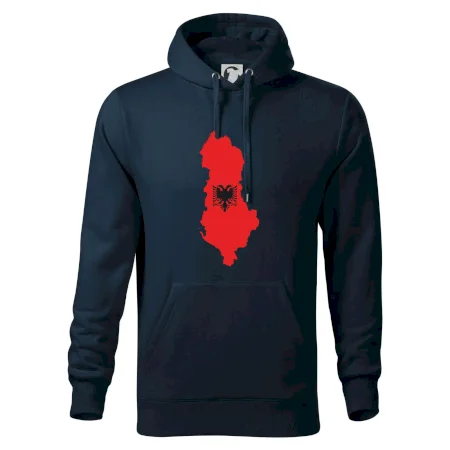 Albánsko mapa a znak
