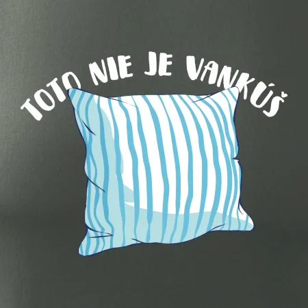 Toto nie je vankúš - modrý