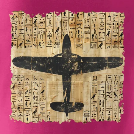 Egyptské hieroglyfy lietadlo