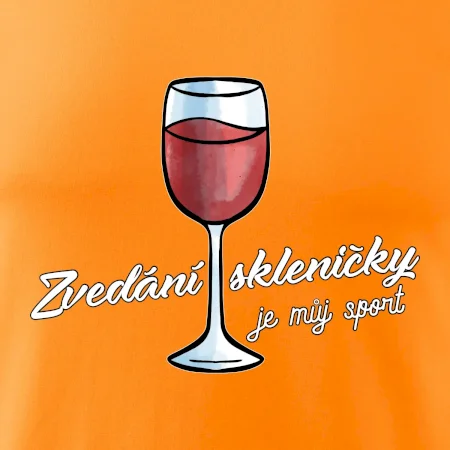 Zdvíhanie pohára je môj šport