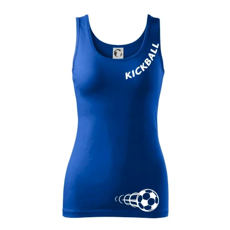 Kickball nápis šikmo