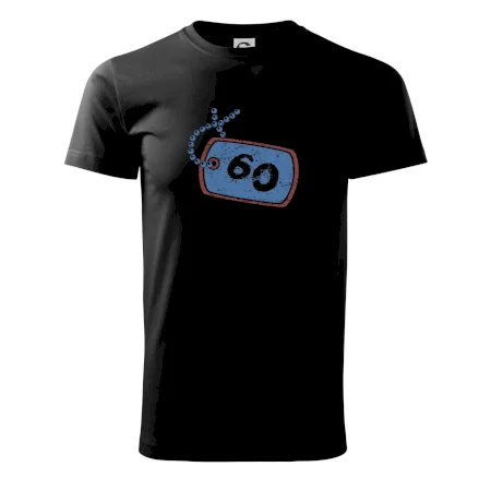 60 na krku štítok