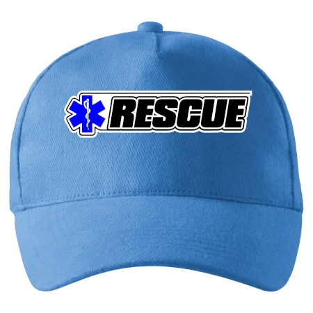 Záchranár rescue kríž modrý