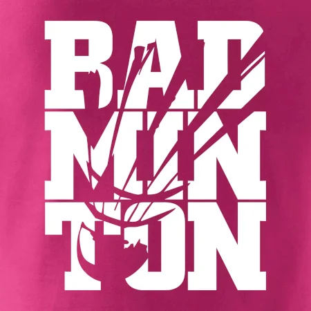 Badminton nápis