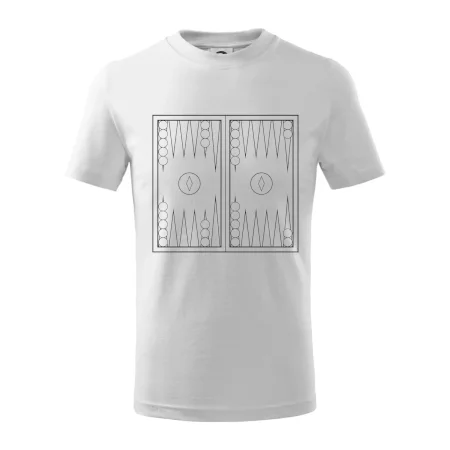 Backgammon čiernobiely