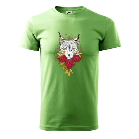Rys s červenými ružami (Pecka design)