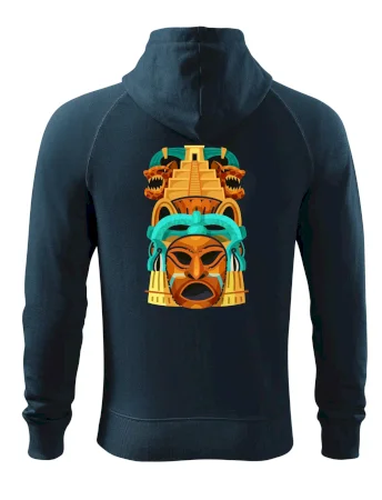 Mayová maska s pyramídou