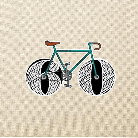 Narodeniny 60 rokov na bicykli