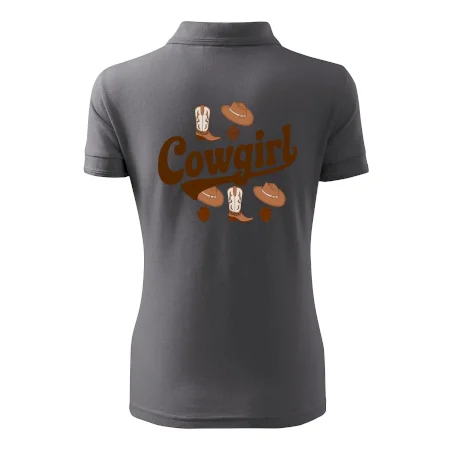 Cowgirl nápis a oblečenie