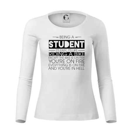 Being a student - bike