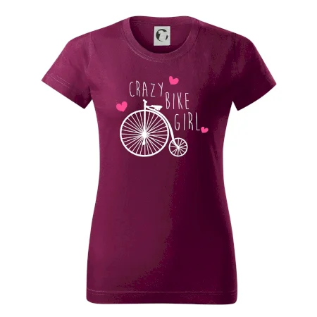 Crazy bike girl