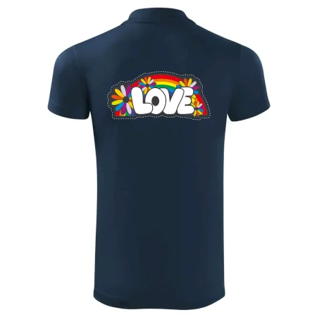 Love s dúhou v pozadí