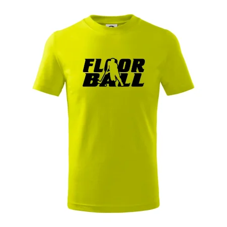 Floorball nápis rovný