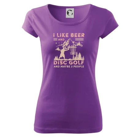 I like beer and disc golf