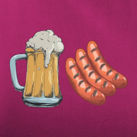 Pivo a klobása