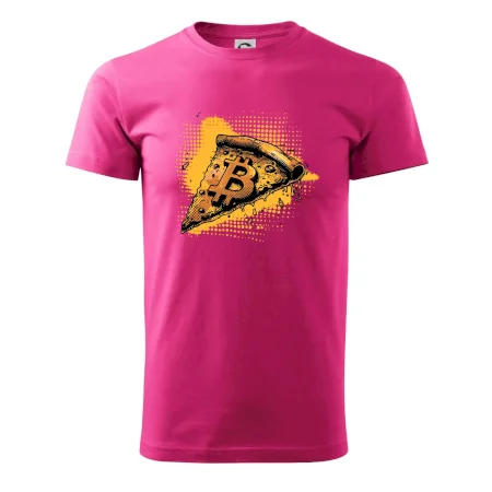 Bitcoin oranžová pizza