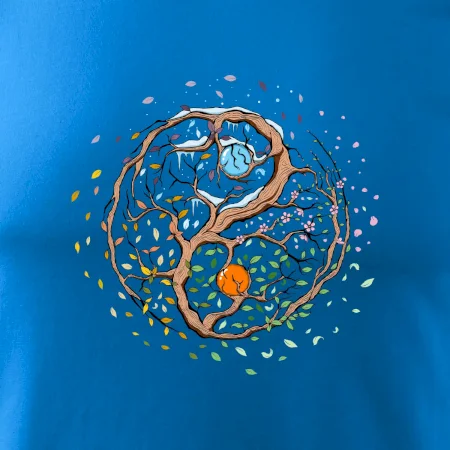 Yin & Yang strom - zima, leto