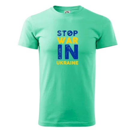 Farebný nápis Stop war in ukraine