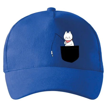 Mačka s rybou vo vrecku